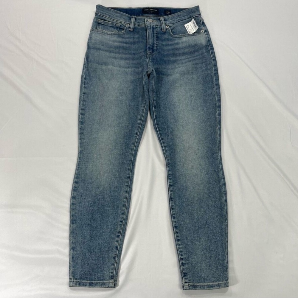 Lucky Brand Blue Skinny Jeans Mid Rise